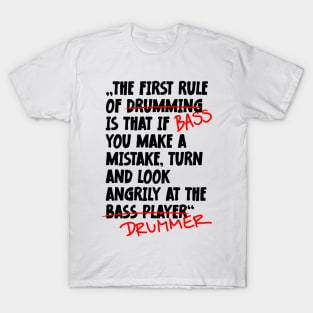 The First Rule Of Bass Player T-Shirt